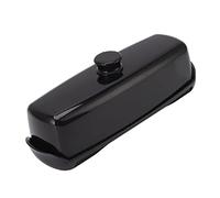 Fdit Boîte à Beurre en Plastique, Récipient de Stockage de Fromage de Grande capacité avec Couvercle et -beurre, pour Réfrigérateurs de Cuisine Domestique (BLACK)