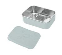 Fdit Boîte à Déjeuner en Acier Inoxydable de 850 Ml, Récipient Alimentaire scellé de Grande capacité avec Séparateur Mobile pour le Bureau, L'école, les Voyages, le Pique-nique en (BLUE)