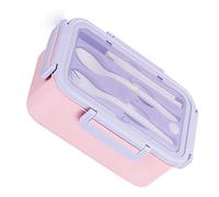 Fdit Boîte à Portable, Conception de Grille de Grande capacité pour étudiants, Bureau, école, Matériau Sûr, Facile à Nettoyer (1400 ml)