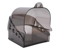 Fdit Boîte de Bain d'oiseaux, Baignoire en Plastique pour Cage à Oiseaux pour Perruches Calopsittes Inséparables, Boîte de Douche Multifonctionnelle pour Oiseaux pour Se Baigner et
