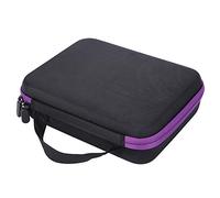 Fdit Boîte de Broderie Diamant, étui de Rangement Transparent à 30 Emplacements avec Double Joint pour Organiser les Accessoires de Peinture Diamant et les Petits Objets (PURPLE)