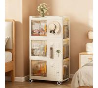 Fdit Boîte de Rangement Empilable, Bac Pliable Portable for Organisation