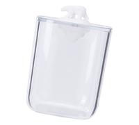 Fdit Boîte de Rangement Multifonction Transparente avec Couvercle Amovible pour Salle de Bain, Idéale pour les Cotons-tiges, les éponges à Maquillage et les Sels de Bain. (Type 2)