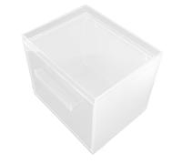 Fdit Boîte de Rangement pour Serviettes de Visage avec Tiroir pour Salle de Bain, Porte-serviettes en Acrylique Robuste pour Démaquillant et de Toilette, Joli Choix de Cadeau pour les Femmes, Poids