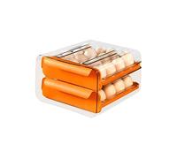 Fdit Boîte de Rangement pour œufs, Conception à Double Couche, Grande