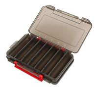 Fdit Boîte de Rangement Robuste pour Leurres de Pêche Double Face avec Couvercle Transparent pour Un Accès Facile pour Les Amateurs de Pêche, Idéale pour Ranger Les Leurres, en PP