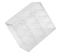 Fdit Boîte de Rangement Transparente à Compartiments Multiples, Organisateur pour Perles Bijoux DIY Artisanat (ABS 3)