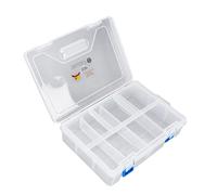 Fdit Boîte de Rangement Transparente Amovible en Plastique, Organisateur pour Bijoux et Petits Articles, Capacité 60 kg