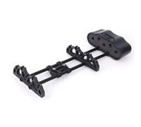 Fdit Boîte de Support d'arc de Carquois de Flèche, équipement de Tir à l'arc en Plein Air pour Flèches Fixes et Mécaniques ABS + Caoutchouc Noir