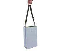 Fdit Boîte D'écluse Pliante en Alliage D'aluminium de 49,6 Pouces, équipement D'extraction d'or, Outil D'orpaillage, équipement de Prospection d'or avec Conception Légère et Robuste