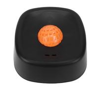 Fdit Bol à Lécher à Alimentation Lente pour Animaux de Compagnie, Bol Sphérique en Plastique à Alimentation Lente pour Chiens et Chats, Plat à Base Antidérapante pour Yaourt et (Black)