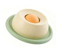 Fdit Bol à Lécher de Nourriture Liquide pour Chien, Conception de Boule Roulante à Alimentation Lente, Jouet Interactif Antidérapant pour Animaux de Compagnie pour Chien, Bouillon (Yellow)
