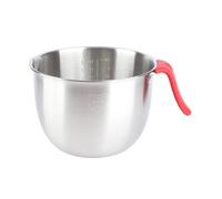 Fdit Bol à Mélanger en Acier Inoxydable avec Poignée et Base en Silicone Antidérapantes pour Mélanger, Pétrir, Conserver les Aliments, Outils de Cuisine, Ustensiles de Cuisine, (3600ML)
