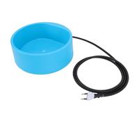 Fdit Bol d'eau Chauffant Automatique, Plat Chauffant pour Animaux de Compagnie de 2,5 L pour Chats Chiens Volailles, Bol Antigel à Température Constante de 30 °C avec Cordon en