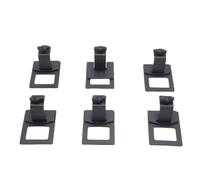 Fdit Bouchon Coulissant pour Matelas, Joints Métalliques Antidérapants Réglables, Dispositif de Poignée de Support à Ajustement sécurisé pour Cadre de Lit 6 Pièces