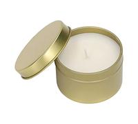 Fdit Bougie de Survie Aromatique d'urgence, Lumière Vive Longue Durée pour Usage Domestique en Extérieur, Bougie Parfumée de 15 Heures pour Les Urgences ou la Maison (Gold)