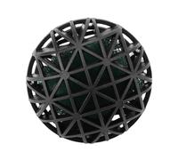 Fdit Boule biochimique de 50 pièces pour les systèmes de filtration biochimique dans l'eau de mer/eau, filtre matériel d'aquarium (56 mm avec du coton)