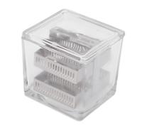 Fdit Bouteille de Couleur en Verre avec Un Couvercle élevé D'expédition et de Scellage (30 glissades Potter en Acier en Acier Inoxydable)