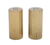 Fdit Bouteilles D'assaisonnement en Acier Inoxydable, 2 Pièces Salière et Sucrière avec Couvercle à Vis et Finition or brossé pour la Cuisine et la Cuisine à Domicile