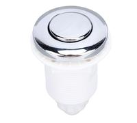 Fdit Bouton d'air de Spa, Interrupteur Pneumatique en PVC avec Filetage G1 et Tuyau de 5 Mm, Contrôle du Débit d'eau étanche pour L'installation D'équipement de Baignoire et de Spa