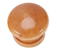 Fdit Boutons de Tiroir en Bois 10 Pièces, Poignées D'armoire en Bois Naturel avec Forme Ronde Ergonomique, pour Portes de Placard de Garde-robe à Tiroirs (Petite taille 24MM)