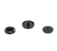 Fdit Boutons-Pression en Résine 1000 Ensembles de Boutons-Pression Inoffensifs de qualité Supérieure pour Vêtements Bricolage avec 3 Tailles Noir Bleu en Option pour Vestes Chapeaux (T8)