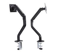 Fdit Bras de Bureau D'ordinateur, Support de Bras de Moniteur Mécanique Réglable Multi-Angle pour Moniteur D'ordinateur Support de Bureau Ergonomique pour Espace de Travail