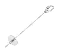 Fdit Brochette Nourriture Perroquet en Acier Inoxydable Porte-Fruits Viande Alimentaire Bâton Titulaire pour Cages Oiseau Animal Jouet Perruche(L)