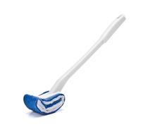 Fdit Brosse à Toilette à Fibres en Nylon Doux, Courbée Sous la Brosse de Toilette de Jante Nettoyage en Profondeur pour les Carreaux de Salle de Bain et les Bacs, avec Doux