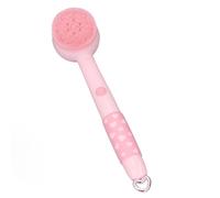 Fdit Brosse de Bain électrique pour Enfants, épurateur de Douche Automatique Résistant à L'eau pour Enfants, Tête de Brosse Douce avec Longue Poignée pour la Maison (PINK)