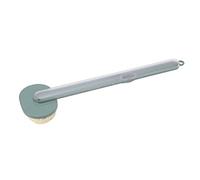 Fdit Brosse de Bain Longue avec Fonction de Pulvérisation en Nylon pour un Nettoyage sans Effort et un Massage Complet du Corps pour la Famille et les Amis, Matière Plastique (GREEN)