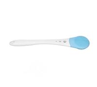 Fdit Brosse de Douche électrique pour le Corps, Longue Brosse Exfoliante en Silicone Souple sans Fil Imperméable pour les Types de Peau avec Fonction Raffermissante et Réduction de la Fatigue, (BLUE)