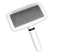 Fdit Brosse Ergonomique Légère pour Chien, Peigne de Toilettage Doux en Acier Inoxydable, Brosse D'épilation Anti-rayures pour Animaux de Compagnie à Fourrure Longue et épaisse, (Grande taille)