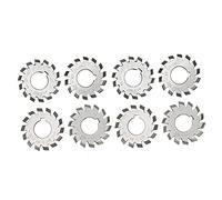 Fdit Broyage de L'Outil de Manutention à 8 douces. Outil de Coupe en Acier Rapide M1,5 20 ° 5 Mm 6 Mm pour les Artisans en Métal
