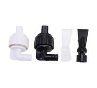 Fdit Buse de Tuyau de Sortie D'Aquarium, Contrôle Efficace de l'eau, Rotation à 360 Degrés pour Aquarium, Matière Plastique