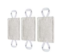 Fdit Butée de Porte 3 Pièces, Butée de Porte Réduisant le Bruit, Bloqueur de Bruit de Porte, Couvercle de Loquet rembourré avec Sangles élastiques pour la sécurité des Tout-petits (10x8cm)