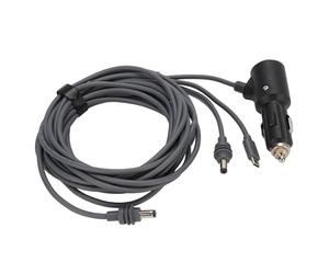 Fdit Câble d'alimentation USB C vers Satellite 3 en 1, Plug and Play Facile pour Antenne Disque, Matériau PVC Résistant à la Pluie (#2)