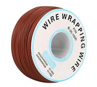 Fdit Câble de Câble de Cuivre connecté à 30AWG RECORTÉE 30AWG pour Un Test électronique avec Un Diamètre de Base de 0,25 Mm pour L'ordinateur Portable, la Carte à Pain et Les Plant (Brown)