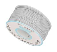 Fdit Câble de Câble de Cuivre connecté à 30AWG RECORTÉE 30AWG pour Un Test électronique avec Un Diamètre de Base de 0,25 Mm pour L'ordinateur Portable, la Carte à Pain et Les Plant (White)