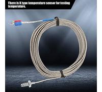 Fdit Câble de la Paire K-Thermok 1 à 5 M pour la Température D'essai avec le Tube à Vis M6 (#4)