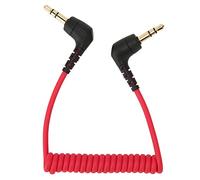 Fdit Câble de Patch TRS 3,5 Mm, Câble Microphone en Cuivre sans Oxygène 20-50 Cm Réglable pour les Microphones de divinité sur le Smartphone de L'appareil Photo