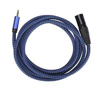 Fdit Câble de Signal Symétrique XLR Mâle vers Jack 3,5 Mm Câble de Connexion de Microphone XLR vers 1/8 Pouce, pour Téléphones Portables, Ordinateurs Portables, Amplificateurs de Puissance(JD6044-2m)
