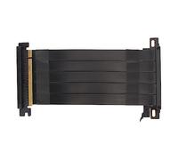 Fdit Câble D'extension PCIE 4.0 X16 Double Face à 180 Degrés pour RTX 4090 pour RX 7900 XT, Câble D'extension GPU Haute Vitesse pour Les Passionnés (40cm)
