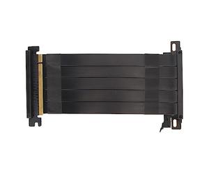 Fdit Câble D'extension PCIE 4.0 X16 Double Face à 180 Degrés pour RTX 4090 pour RX 7900 XT, Câble D'extension GPU Haute Vitesse pour Les Passionnés (30cm)