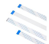 Fdit Câble plat flexible FFC 15 broches (3 pièces) - Longueurs de 30 cm, 50 cm et 100 cm pour modules de caméra - Idéal pour et projets DIY