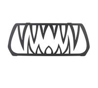 Fdit Calandre Grille Dents Insert, Aluminium Revêtement par Poudre (BLACK)