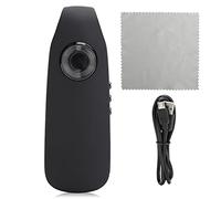 Fdit Caméra corporelle, HD 1080P Bodycam Dash Cam caméscope arrière monté sur clip moto vélo caméra de mouvement, support de boucle