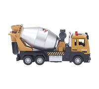 Fdit Camion Jouet Mélangeur de Ciment, Modèle de Camion de Construction en Alliage à L'échelle 1:32 avec Rotation, Anniversaire d'enfants, Améliore la Coordination œil-Main