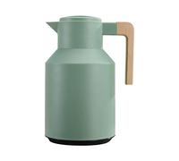 Fdit Carafe à café Thermique, Serveur à Bouche Large de 1 L pour les Voyages au Bureau à Domicile (GREEN)