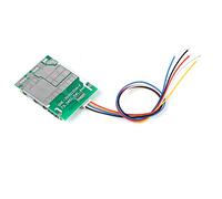 Fdit Carte de Protection de la Batterie pour la Batterie LFP en Fer au Lithium 4S 100A 12V, Fonction D'équilibre pour Maintenir les Cellules équilibrées, les Fils de 5p à 250 Mm Inclus